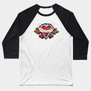 Mother Heart Tattoo Design Baseball T-Shirt